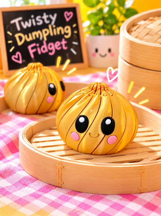 Gold dumpling twisty dumpling